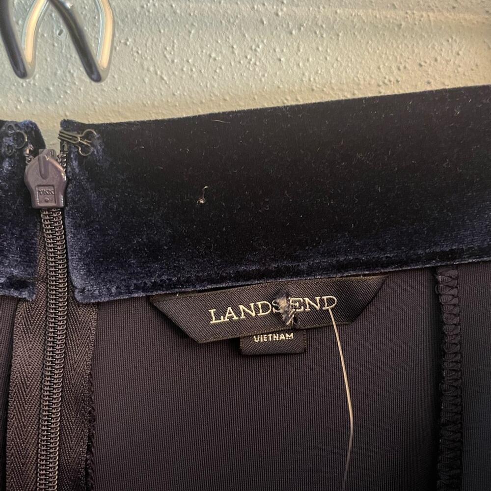 NWT Lands’ End Midi Velvet Skirt - Picture 2 of 3